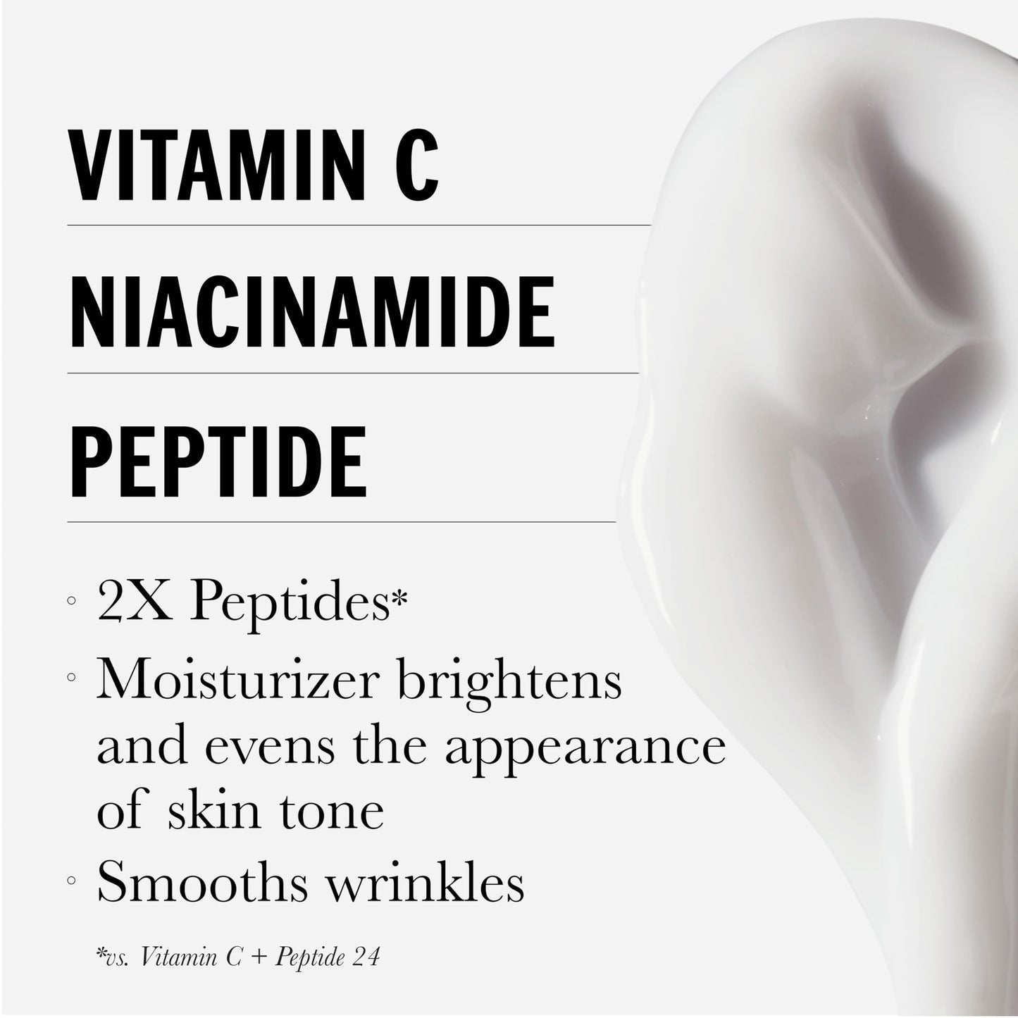 Olay Vitamin C MAX Face Moisturizer, Brightening Cream for Women, Hydrating, Evens Tone, Dark Spot & Hyperpigmentation Reduction, Glowing Skin Care - Niaciniamide, Peptides 1.7 Oz