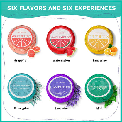 Shower Steamers Aromatherapy - 18 Pack Gifts for Women, Organic Essential Oils, Self Care, Birthday, Mothers Day Gifts for Women, Men, Mom, Dad