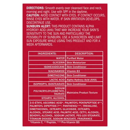 Olay Vitamin C MAX Face Moisturizer, Brightening Cream for Women, Hydrating, Evens Tone, Dark Spot & Hyperpigmentation Reduction, Glowing Skin Care - Niaciniamide, Peptides 1.7 Oz